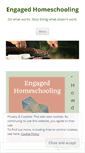 Mobile Screenshot of engagedhomeschooling.com